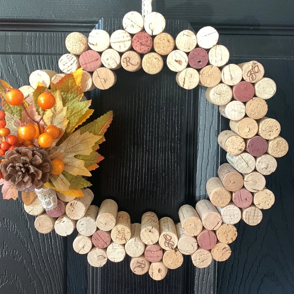 Festive Fall cork wreath